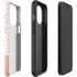 Rose Gold Herringbone iPhone 15 Pro Impact Case